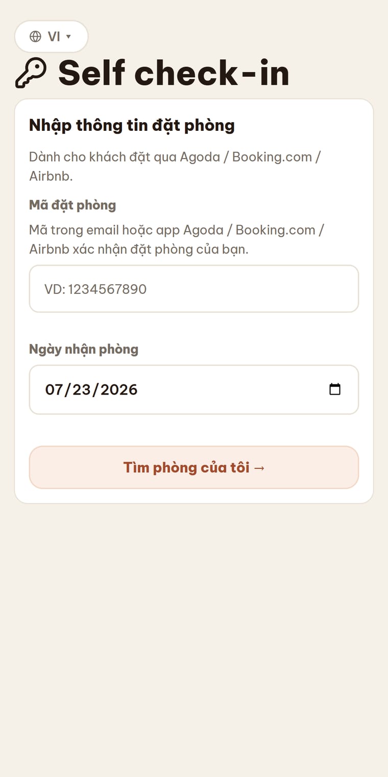 화면 Agoda / Booking / Airbnb로 예약하셨나요?